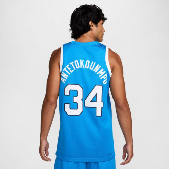 Nike Greece Road Limited Giannis Antetokounmpo Replica Jersey 