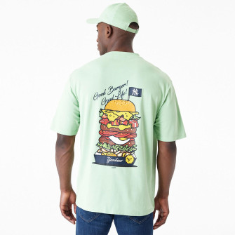 New Era MLB NY Yankees Burger Graphic T-Shirt ''Bright Green''