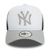 New Era New York Yankees MLB Logo Trucker Cap "Grey"